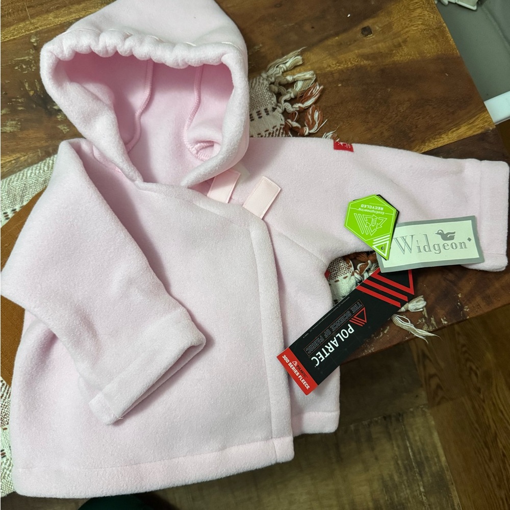 Pink Widgeon Baby Coat with Hood